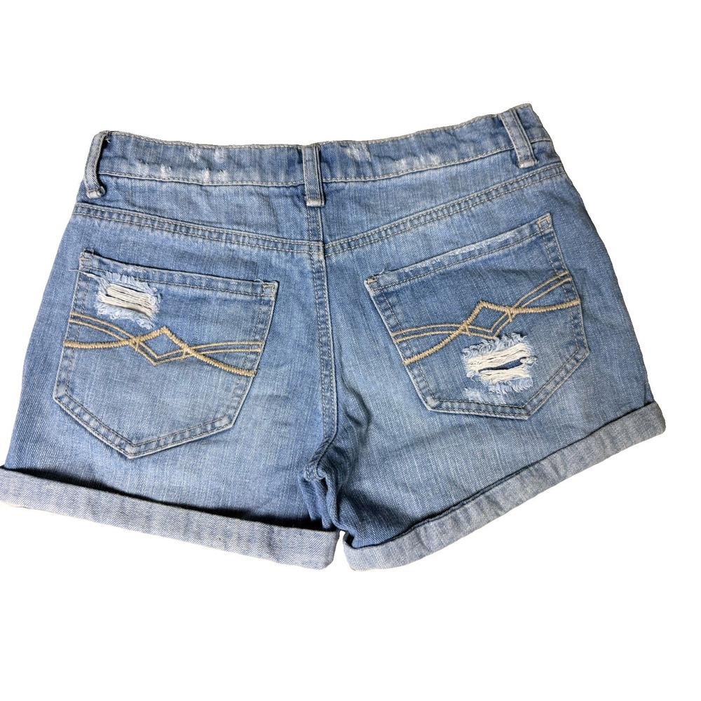 Mudd Distressed denim shorts Size 3 - Picture 3 of 4